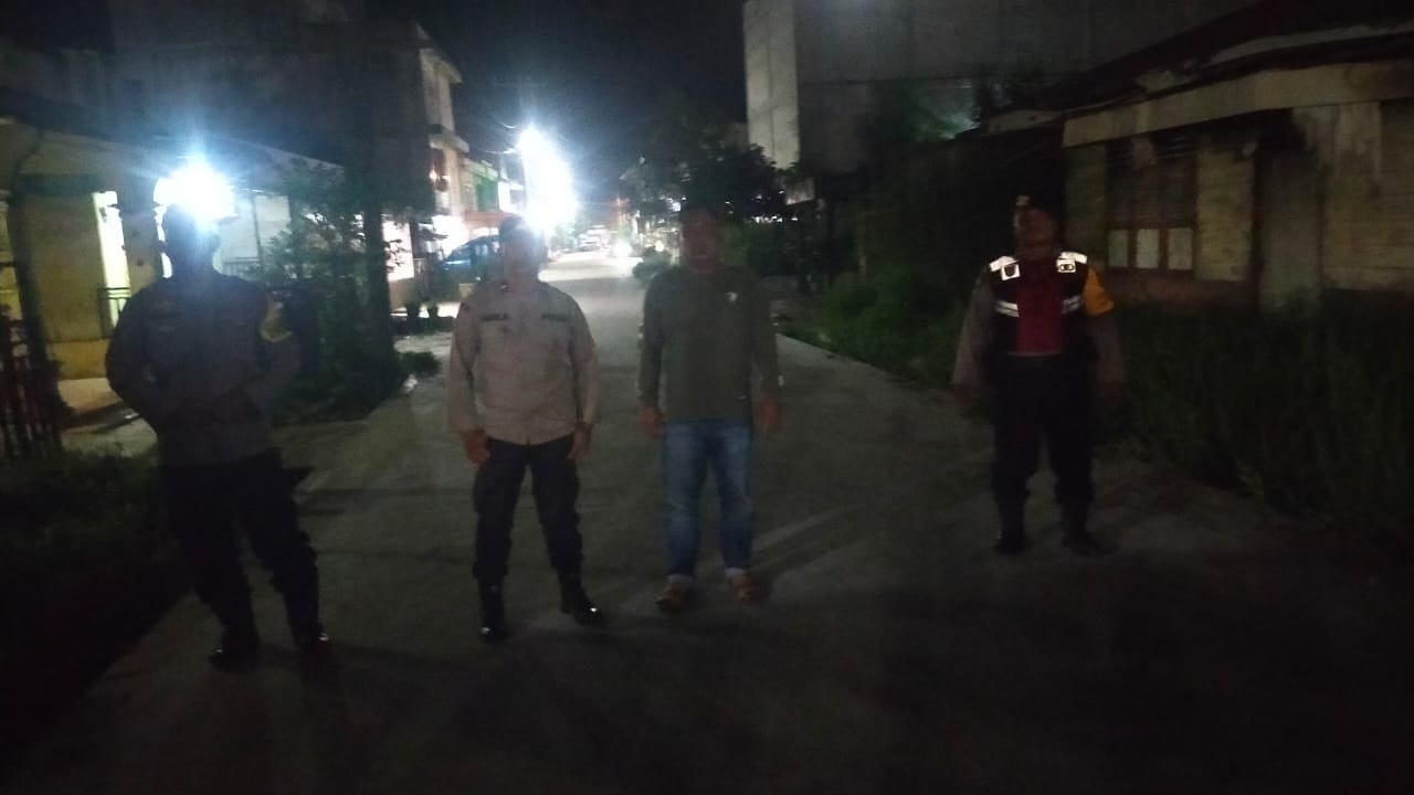 Polsek Medang Deras Tingkatkan Patroli Malam, Cegah Kejahatan dan Gangguan Kamtibmas