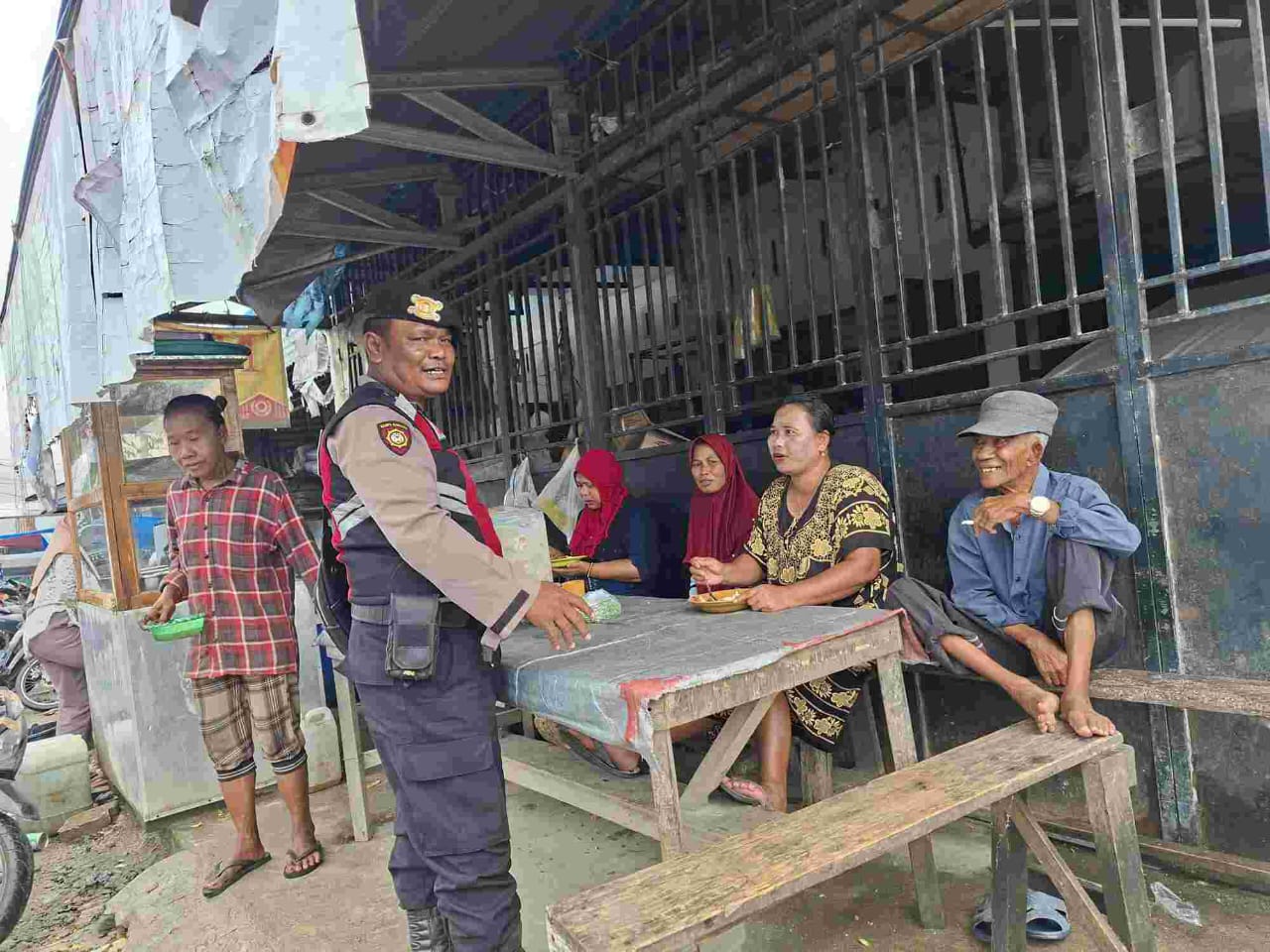 Tingkatkan Harkamtibmas, Polsek Medang Deras Aktifkan Sambang dan Cooling System di Pangkalan Dodek