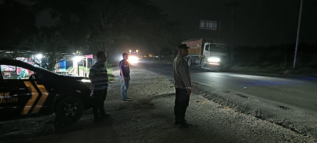 Polsek Lima Puluh Gencar Patroli, Antisipasi Tawuran, Geng Motor, dan Jaga Kamtibmas di Malam Minggu