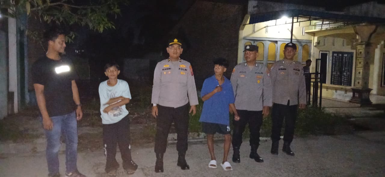 Polsek Medang Deras Intensifkan Patroli Malam Antisipasi Kejahatan dan Gangguan Kamtibmas