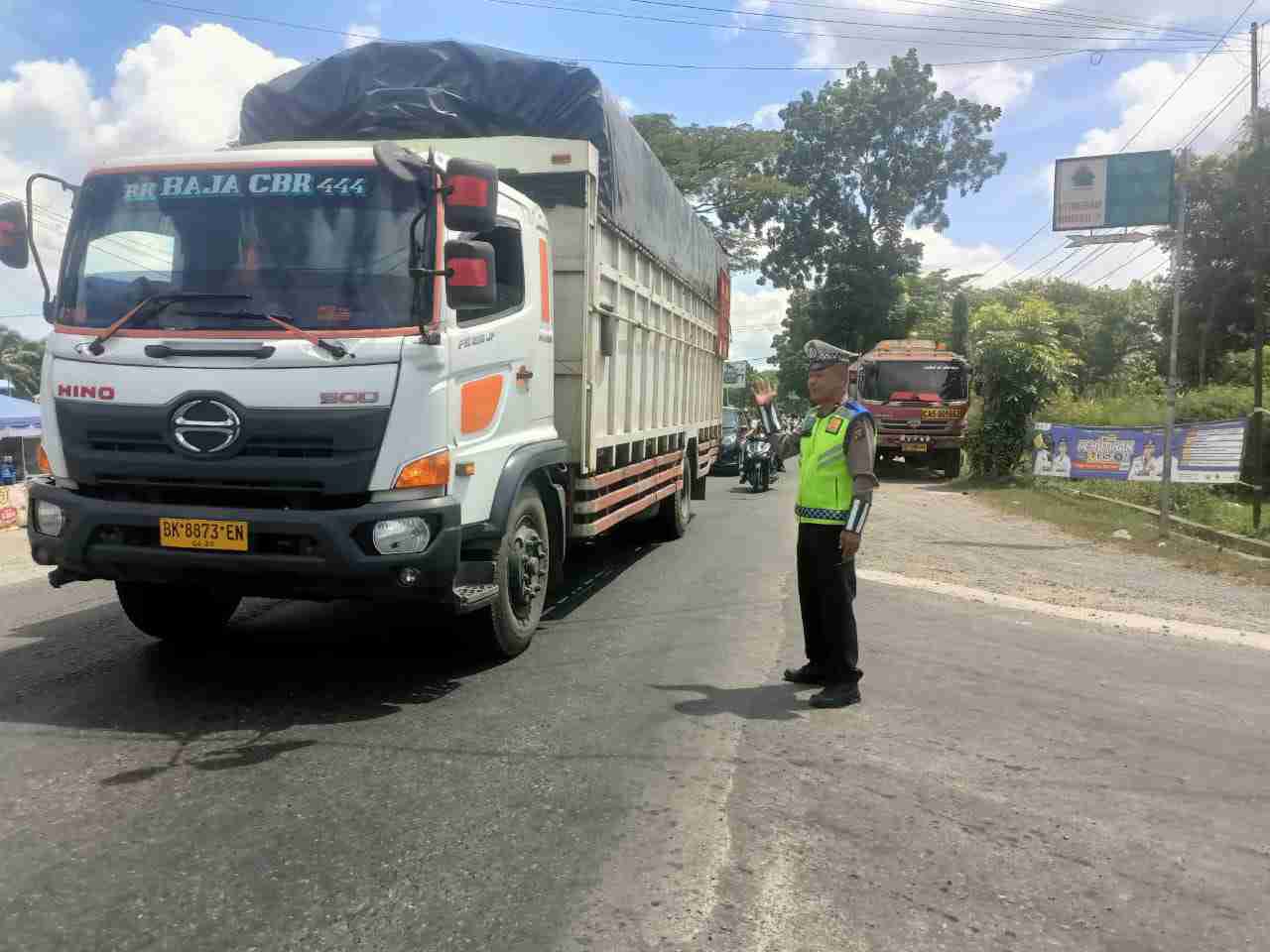 Sat Lantas Polres Batu Bara Gencar Atur Lalu Lintas, Pastikan Kamseltibcarlantas Terjaga