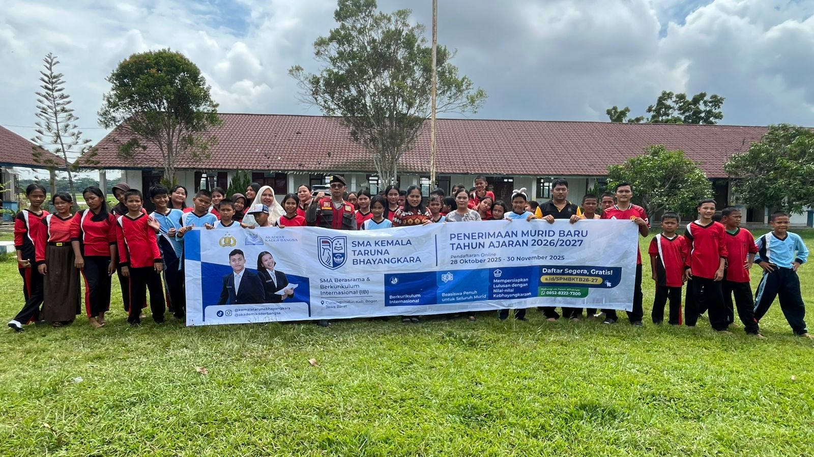 Polsek Indrapura Gencarkan Sosialisasi SMA Kemala Taruna Bhayangkara, Sasar Siswa SMP N-5 Air Putih