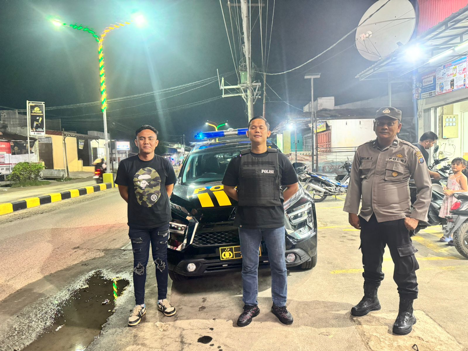 Polsek Labuhan Ruku Gencarkan Patroli Malam, Ciptakan Rasa Aman di Masyarakat