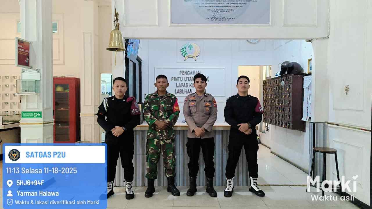 Polsek Labuhan Ruku Perketat Pengamanan di Lapas Klas IIA, Cegah Potensi Gangguan Kamtib