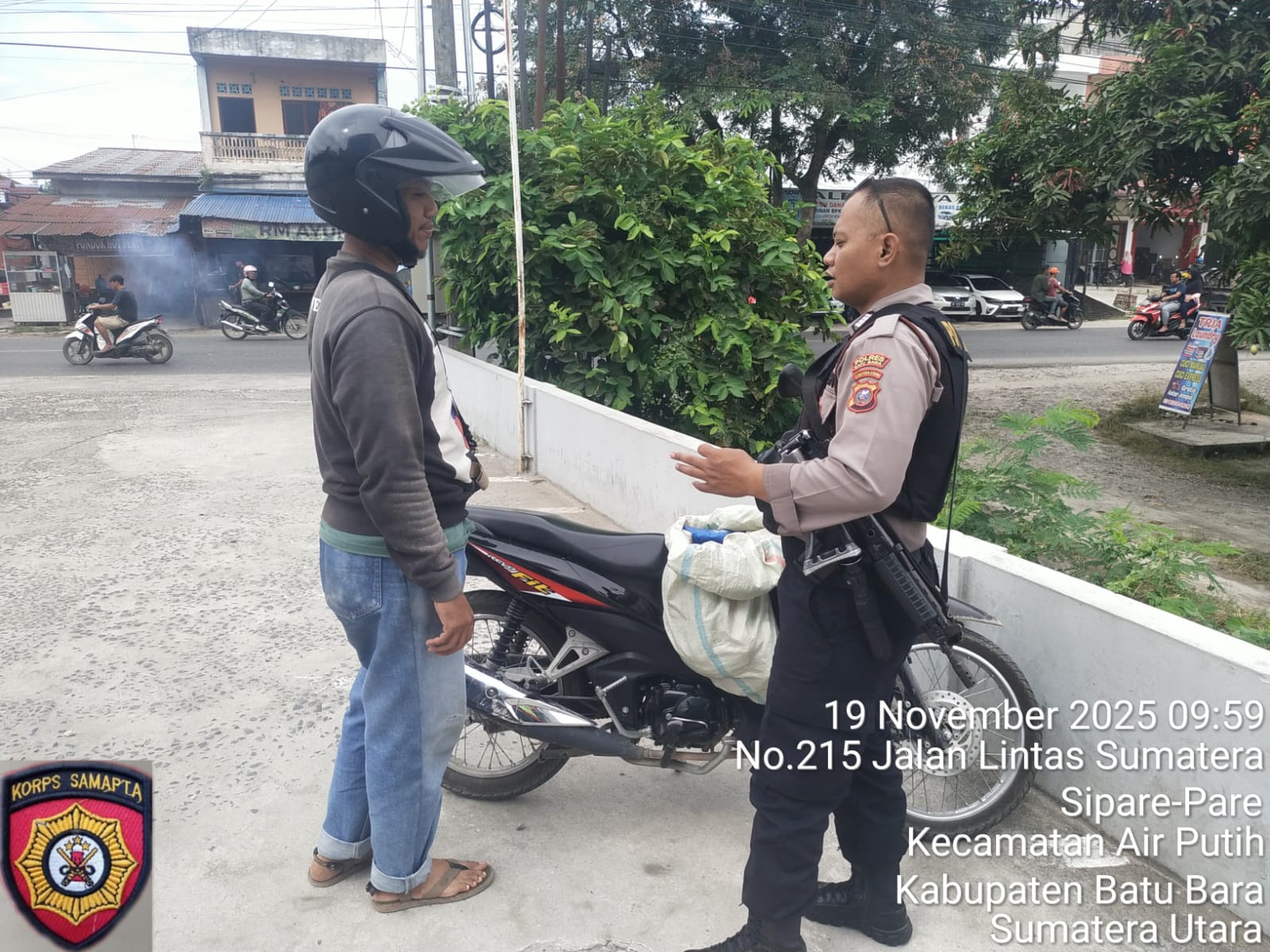 Sat Samapta Polres Batu Bara Giatkan Patroli Dialogis dan Cooling System di Objek Vital, Imbau Masyarakat Waspada