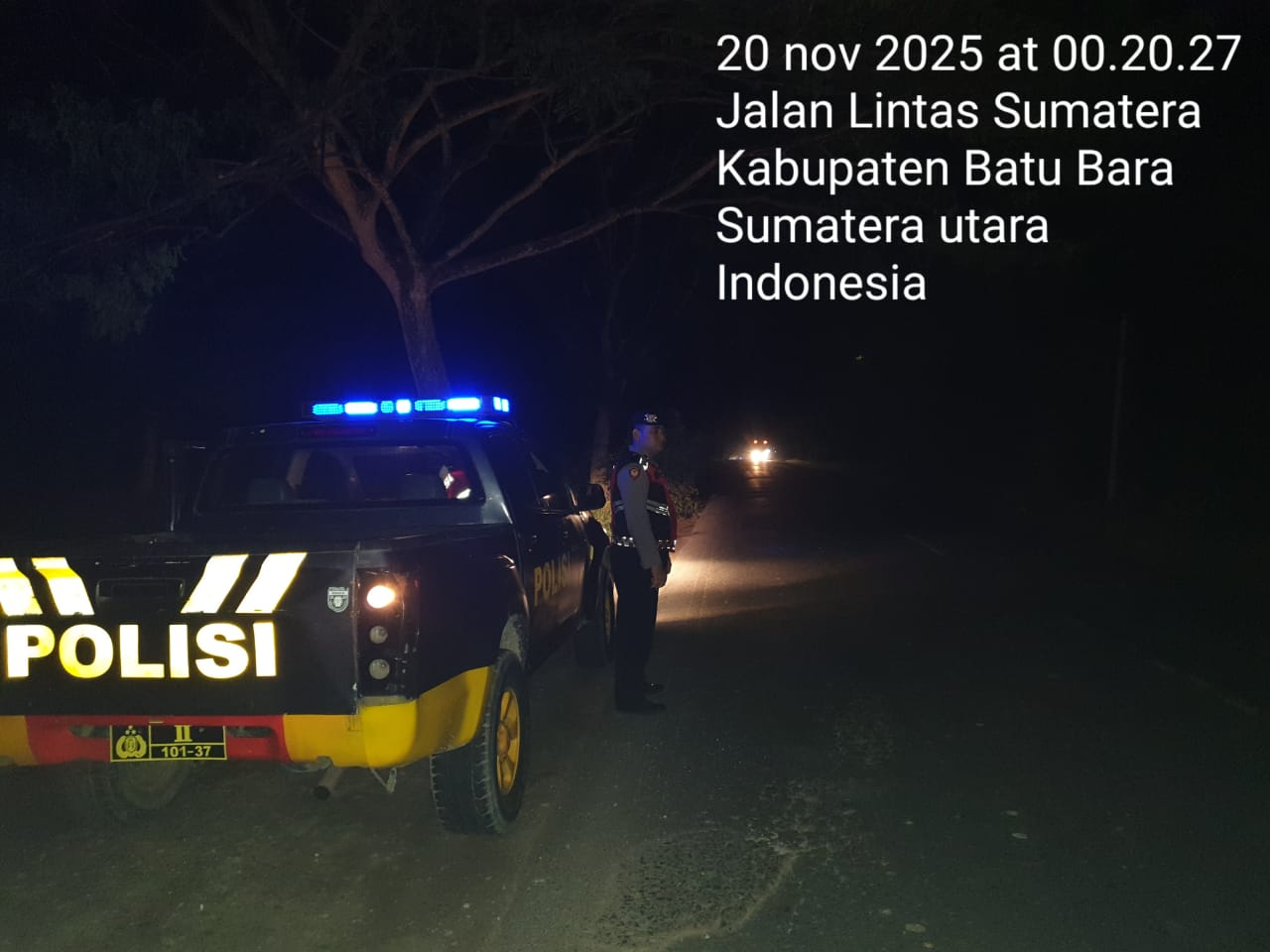 Polres Batu Bara Gencarkan Patroli Presisi Blue Light, Antisipasi 3C dan Kejahatan Jalanan