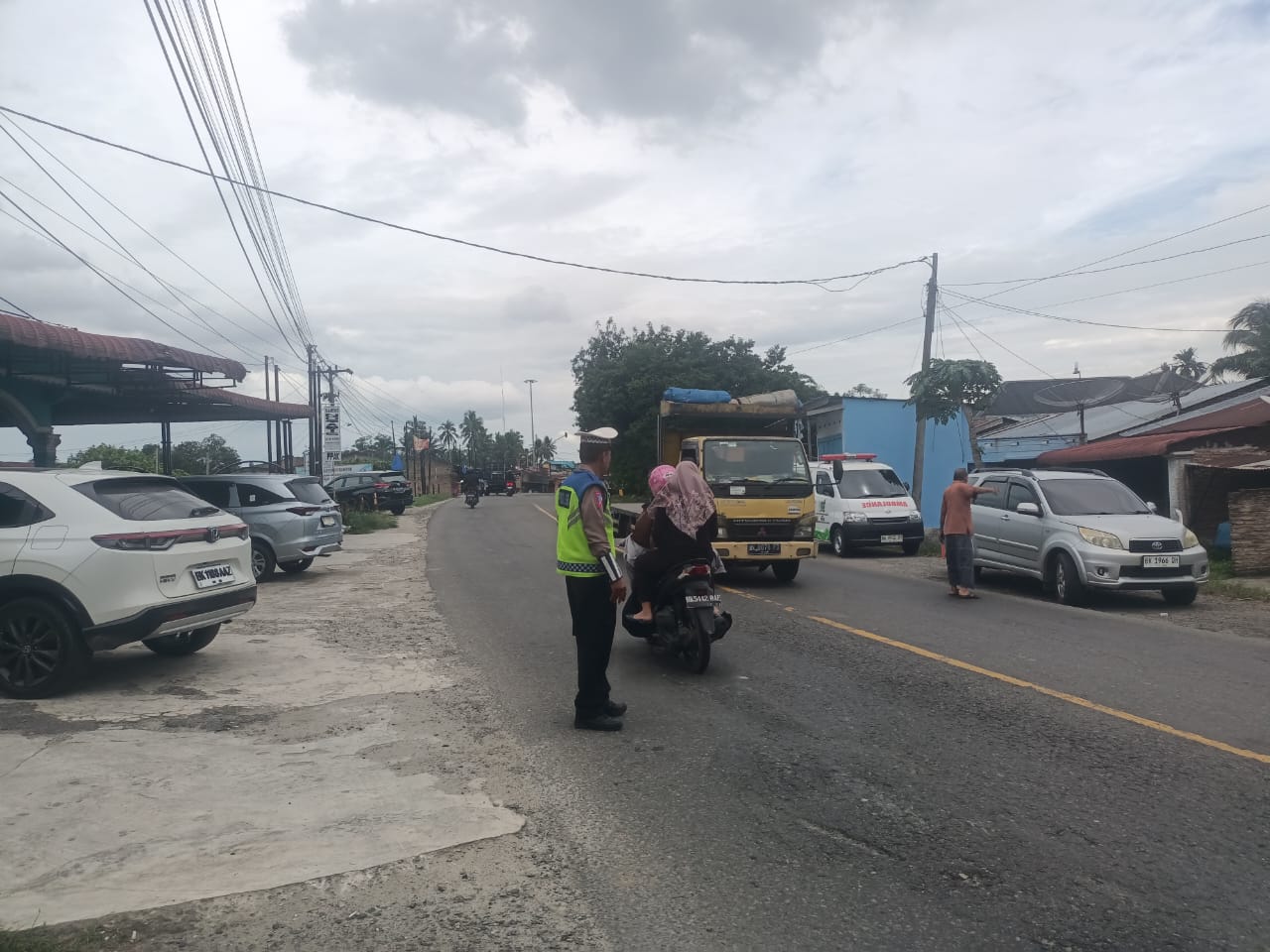 Sasar Jamaah Masjid, Satlantas Polres Batu Bara Sosialisasi Operasi Zebra Toba 2025 di Sei Bejangkar