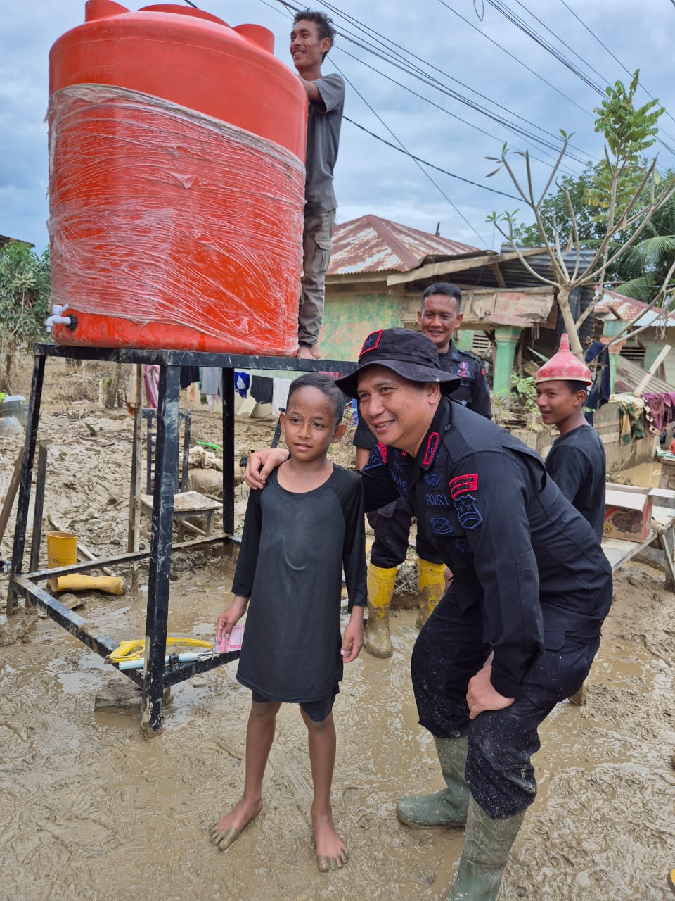 Polri Bangun 300 Sumur Bor di Aceh Tamiang, 23 Titik Sudah Beroperasi, Dukung Akses Air Bersih Masyarakat Pascabencana ‎
