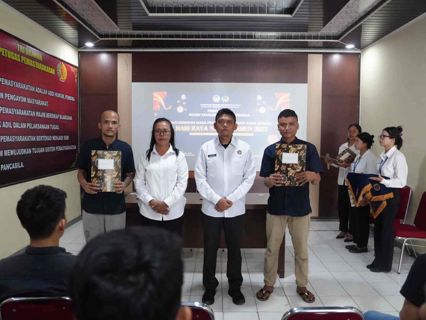 Sukacita Natal, Rutan Pangkalan Brandan Berikan Remisi Khusus Untuk Warga Binaan
