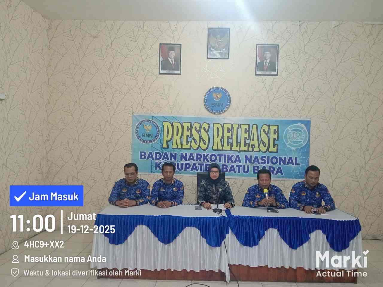 BNNK Batu Bara Rilis Capaian 2025: Perang Narkoba Digencarkan Melalui Program Inovatif dan Sinergi Lintas Sektor