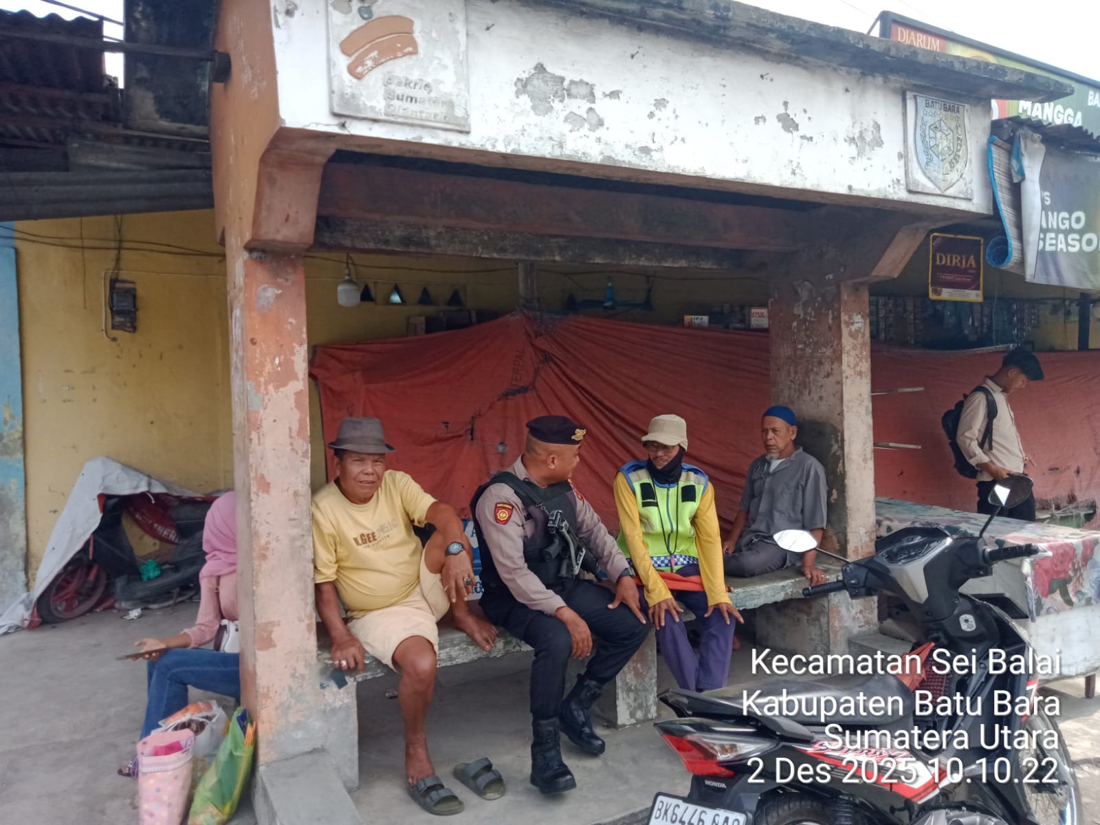 Sat Samapta Polres Batu Bara Giat Patroli Dialogis dan Cooling System, Ciptakan Rasa Aman dan Sampaikan Pesan Kamtibmas