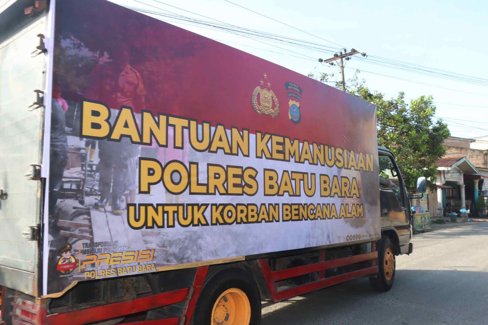 Polres Batu Bara Kirim Bantuan Tahap Kedua untuk Korban Bencana di Langkat