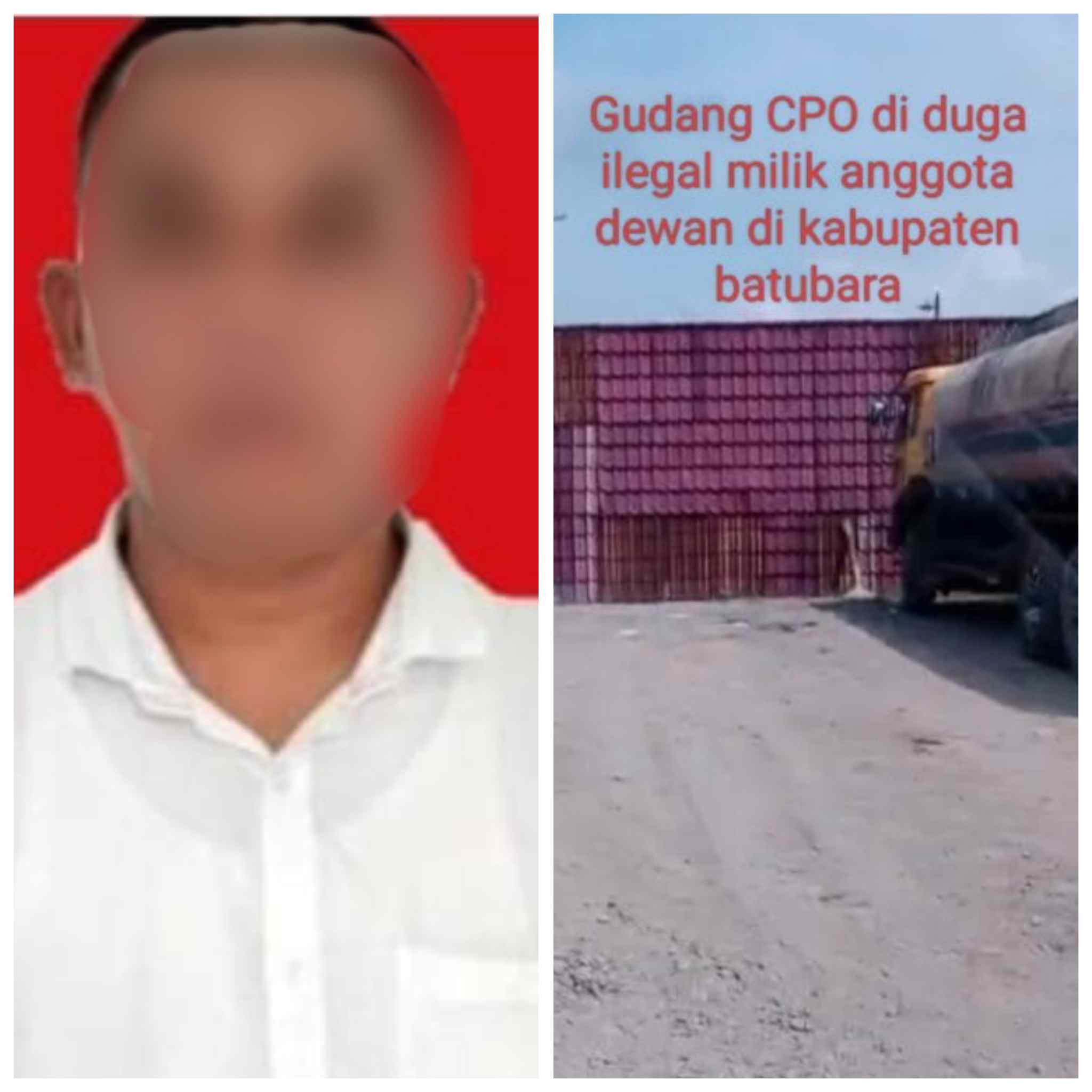 ‎Anggota DPRD Batu Bara Diduga Terlibat Gudang CPO Ilegal, Aktivis LPPNRI Angkat Bicara