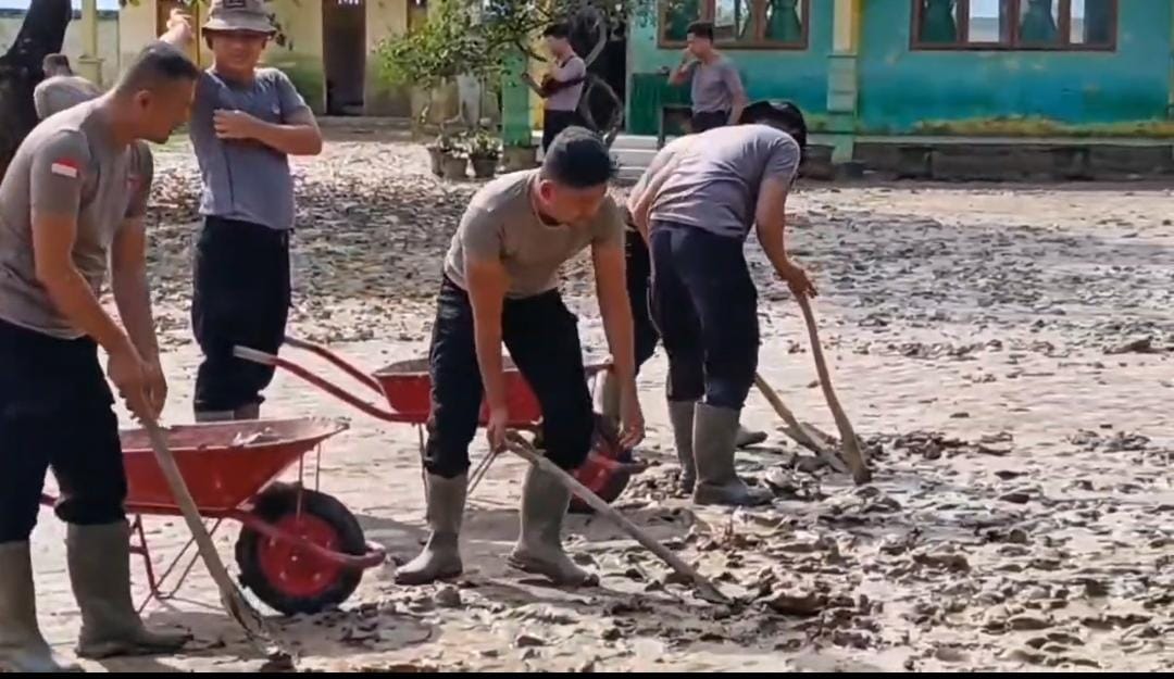 Polri Gerak Cepat, Sekolah di Aceh Utara Siap Sambut Siswa Pascabanjir