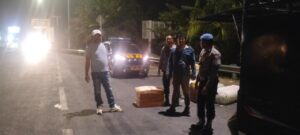 Jaga Kamtibmas, Polsek Indrapura Rutin Patroli Malam Sasar Jalinsum dan Titik Rawan