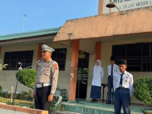 Satlantas Polres Batu Bara Gencar Sosialisasi Keselamatan Lalu Lintas melalui Program Police Goes To School