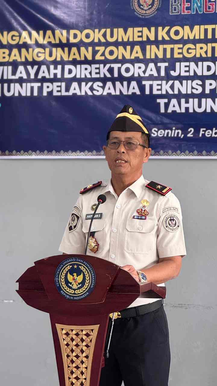 Kanwil Ditjenpas Bengkulu Gelar Penandatanganan Komitmen Bersama dan Pakta Integritas, Perkuat Pembangunan Zona Integritas