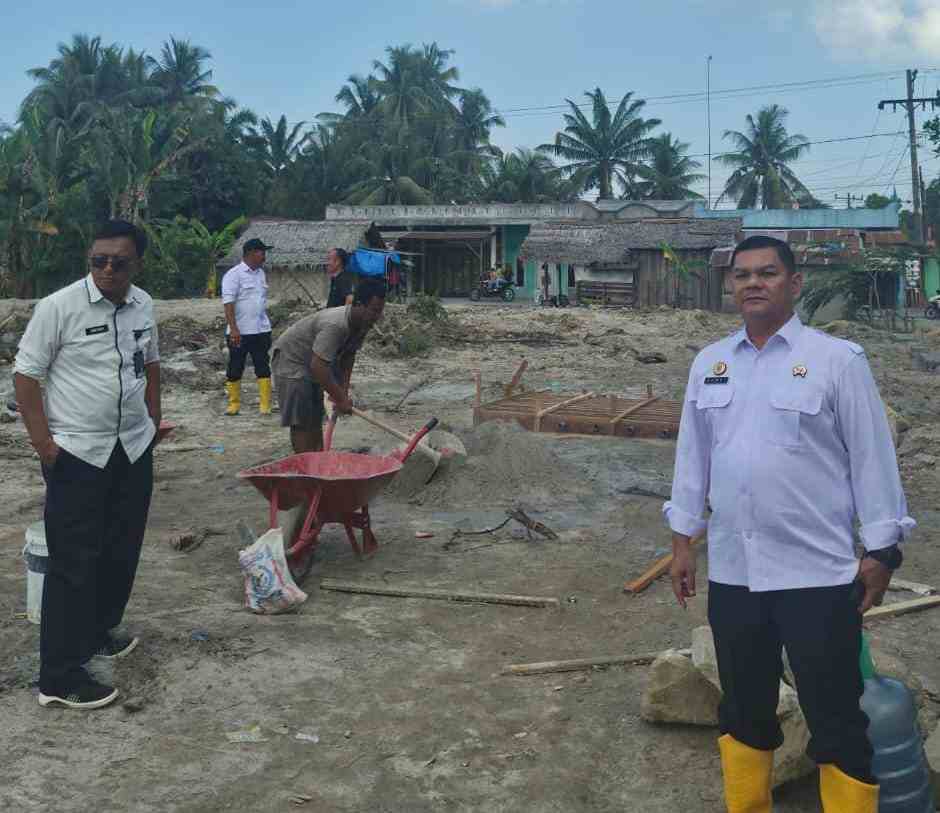 Pengamanan Aset Negara: Lapas Labuhan Ruku Bangun Pagar Batas Lahan di Air Joman