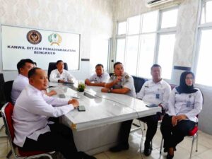 Kanwil Ditjenpas Bengkulu Ikuti Zoom Sosialisasi Standar Registrasi Klien Pemasyarakatan