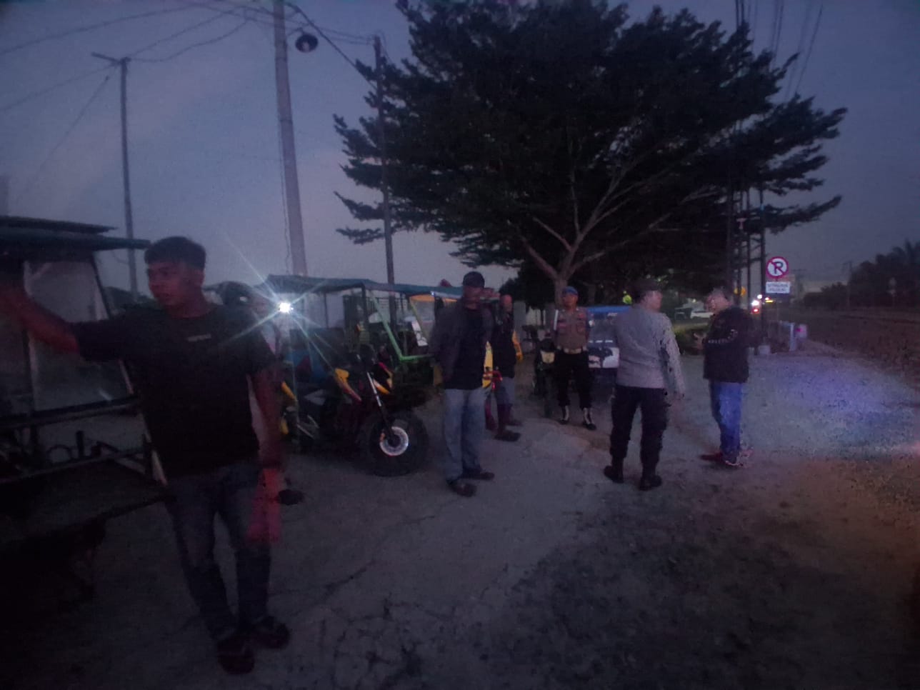 Polsek Indrapura Gelar Patroli Subuh, Antisipasi Balap Liar, Begal, dan Tawuran di Wilayah Batu Bara