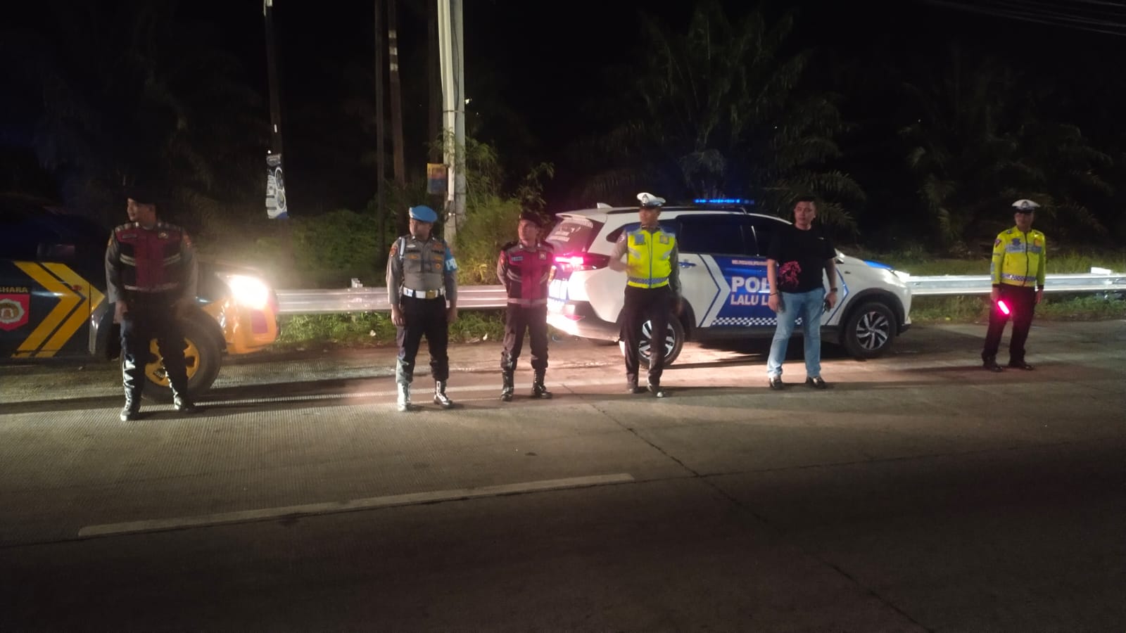 Polres Batu Bara Gelar Patroli Dialogis, Himbau Masyarakat Waspada dan Laporkan Gangguan Lewat 110