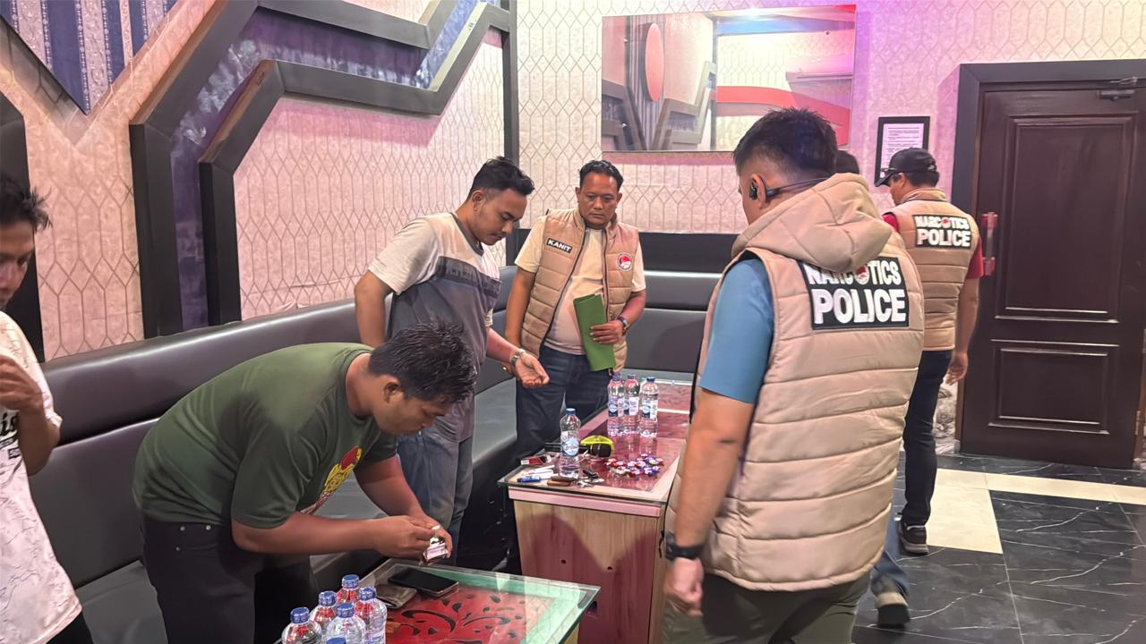 Polres Batu Bara Gelar Razia Gabungan di Tempat Hiburan Malam, Antisipasi Peredaran Narkoba