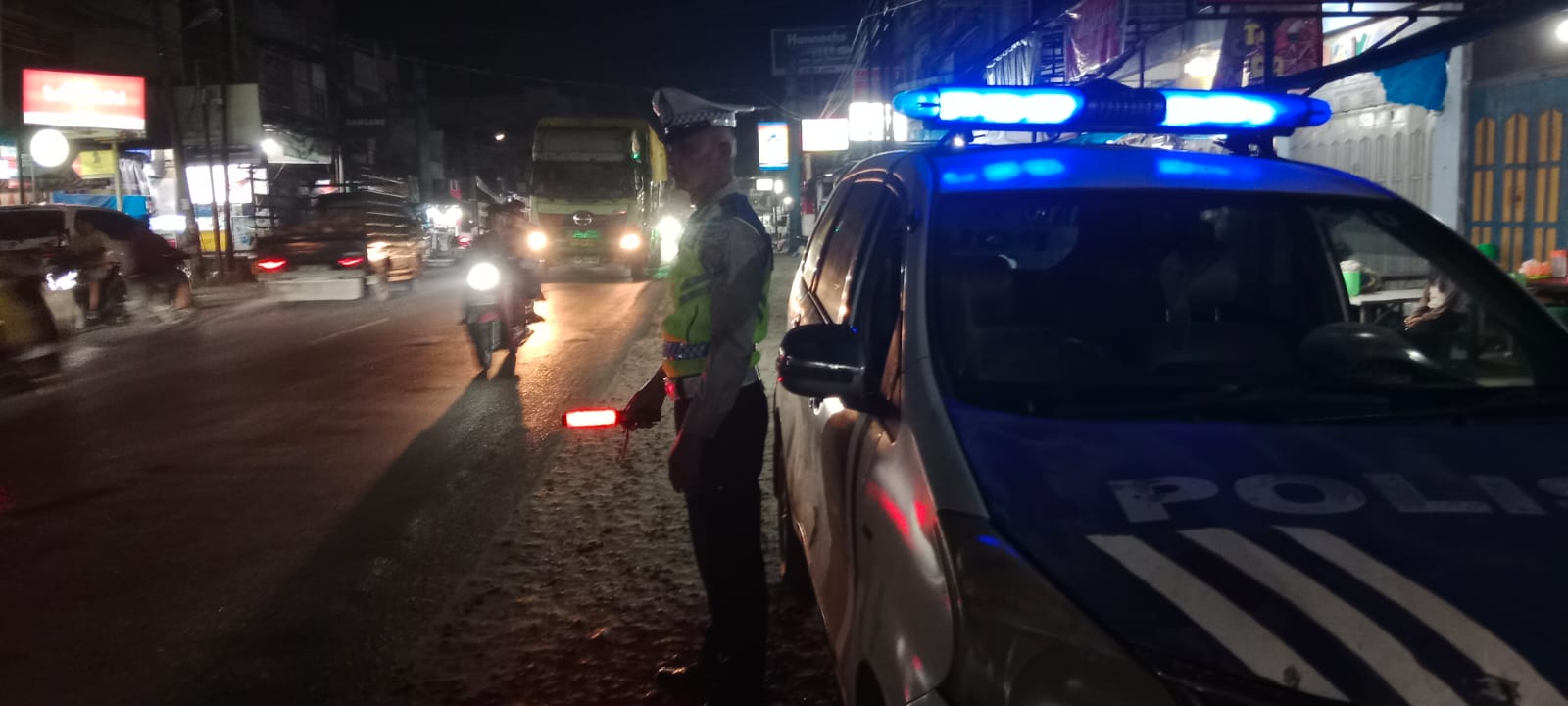 Patroli Blue Light Dilaksanakan di Wilayah Polres Batu Bara, Antisipasi Gangguan Kamseltibcarlantas
