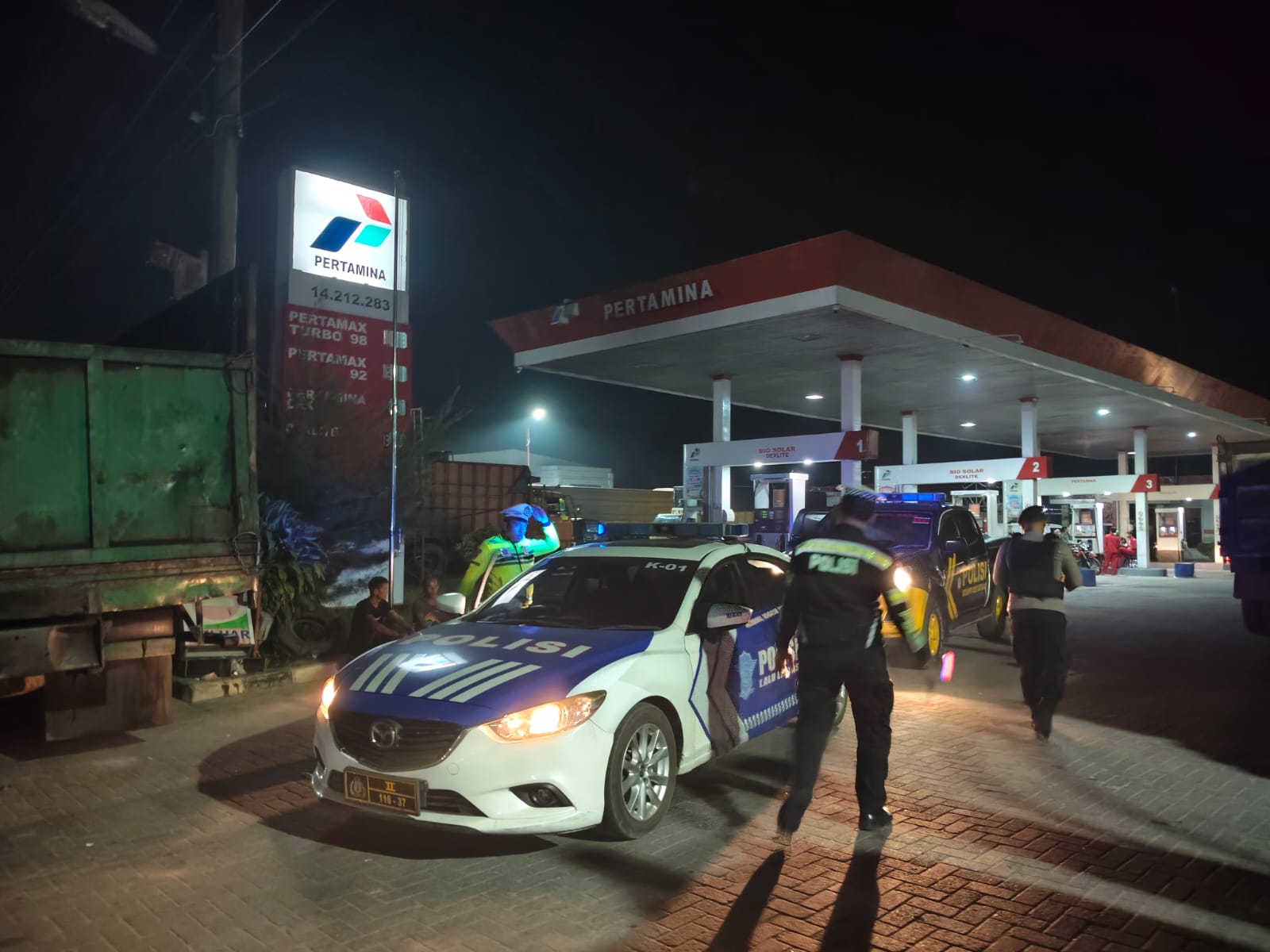 Polres Batu Bara Gelar Patroli Gabungan Antisipasi Gangguan Kamtibmas – Apel Kesiapan Dipimpin Pawas AKP Lumban Sirait