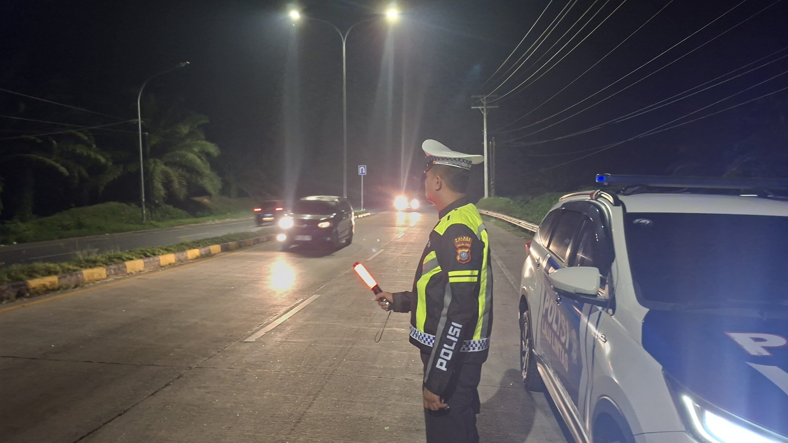 Patroli Blue Light di Jalinsum, Satlantas Jaga Kelancaran dan Keamanan Lalu Lintas