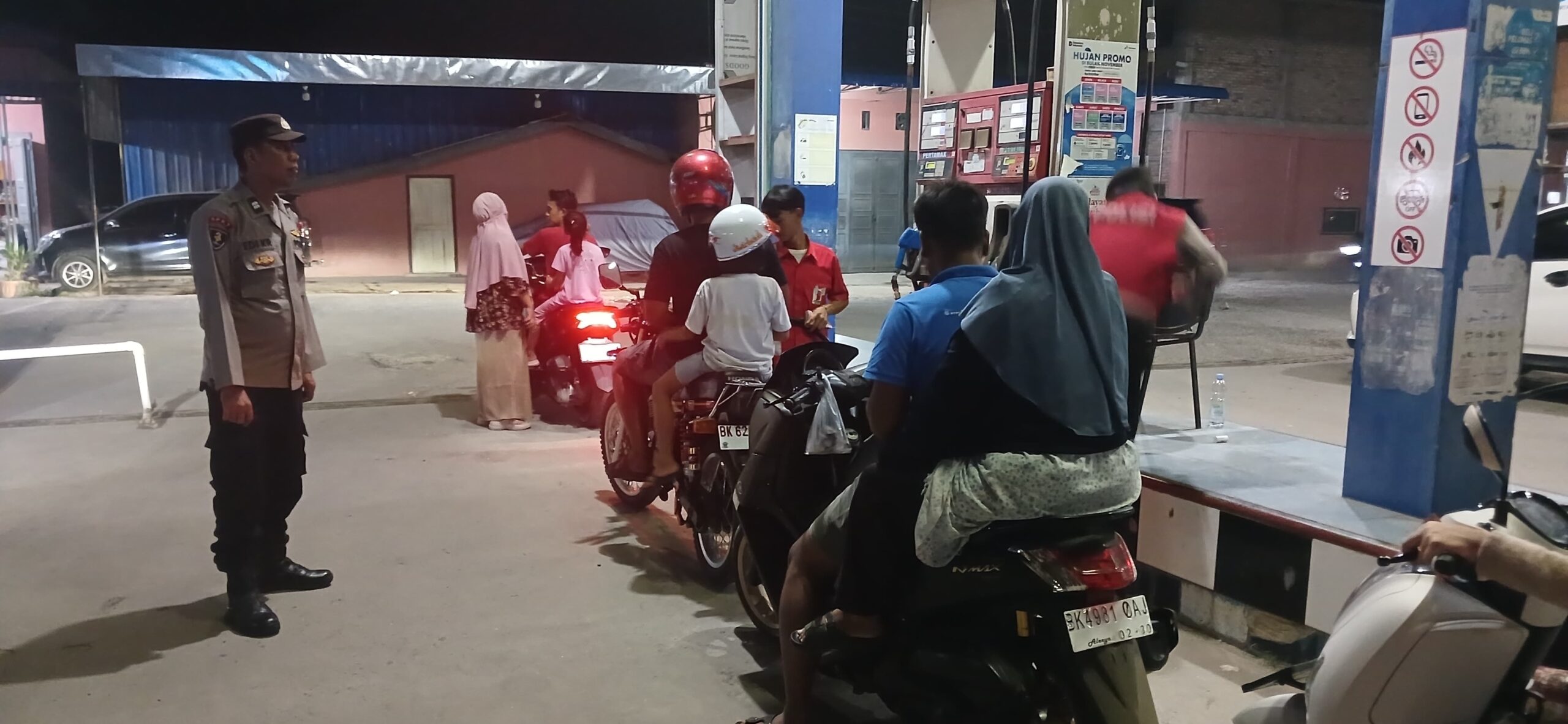 Polsek Air Putih gelar patroli malam – antisipasi balap liar, begal, dan tawuran