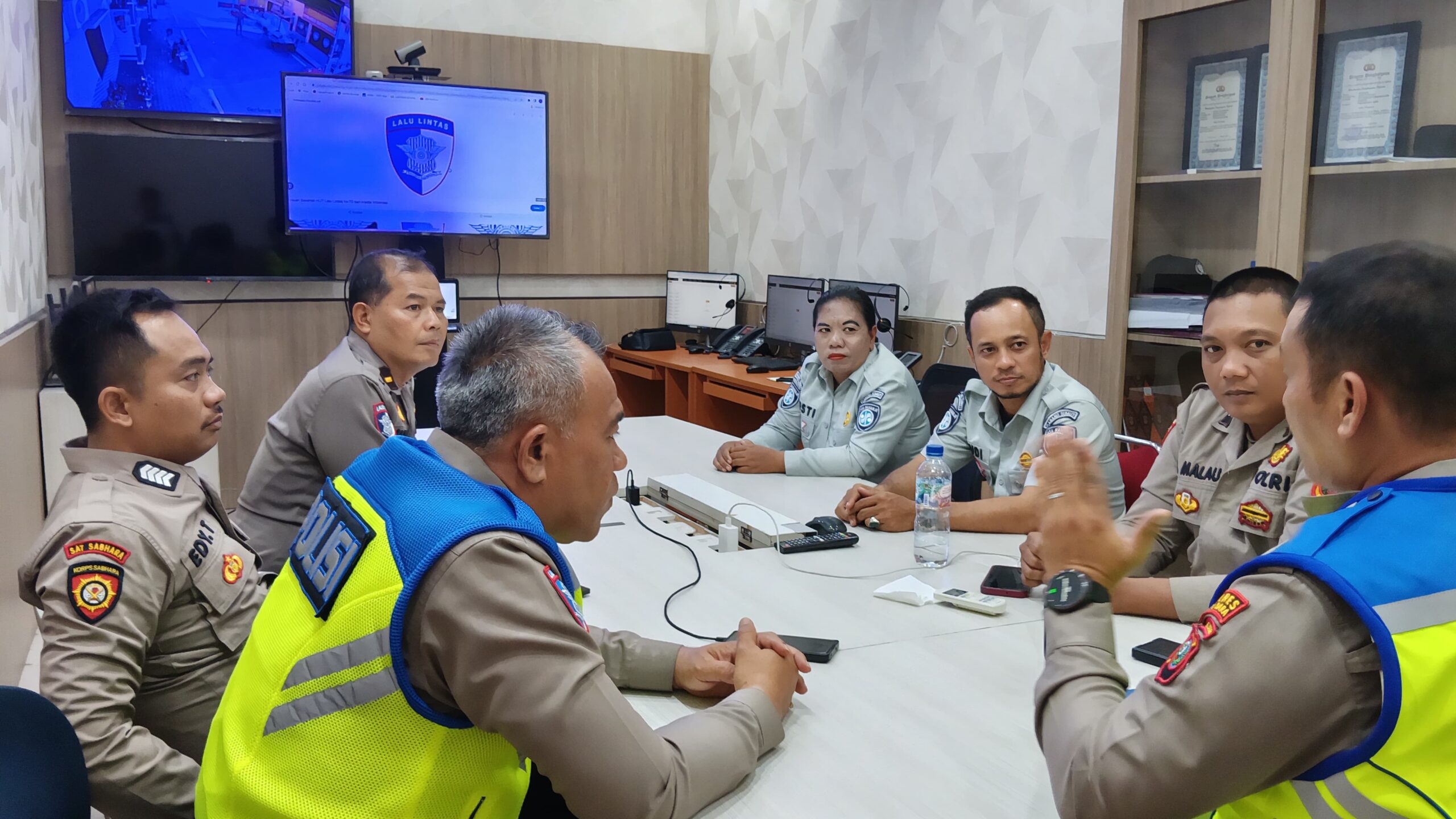 Satlantas Polres Batu Bara Gelar Koordinasi dengan PT. Jasa Raharja – Perkuat Sinergi untuk Kamseltibcarlantas yang Kondusif
