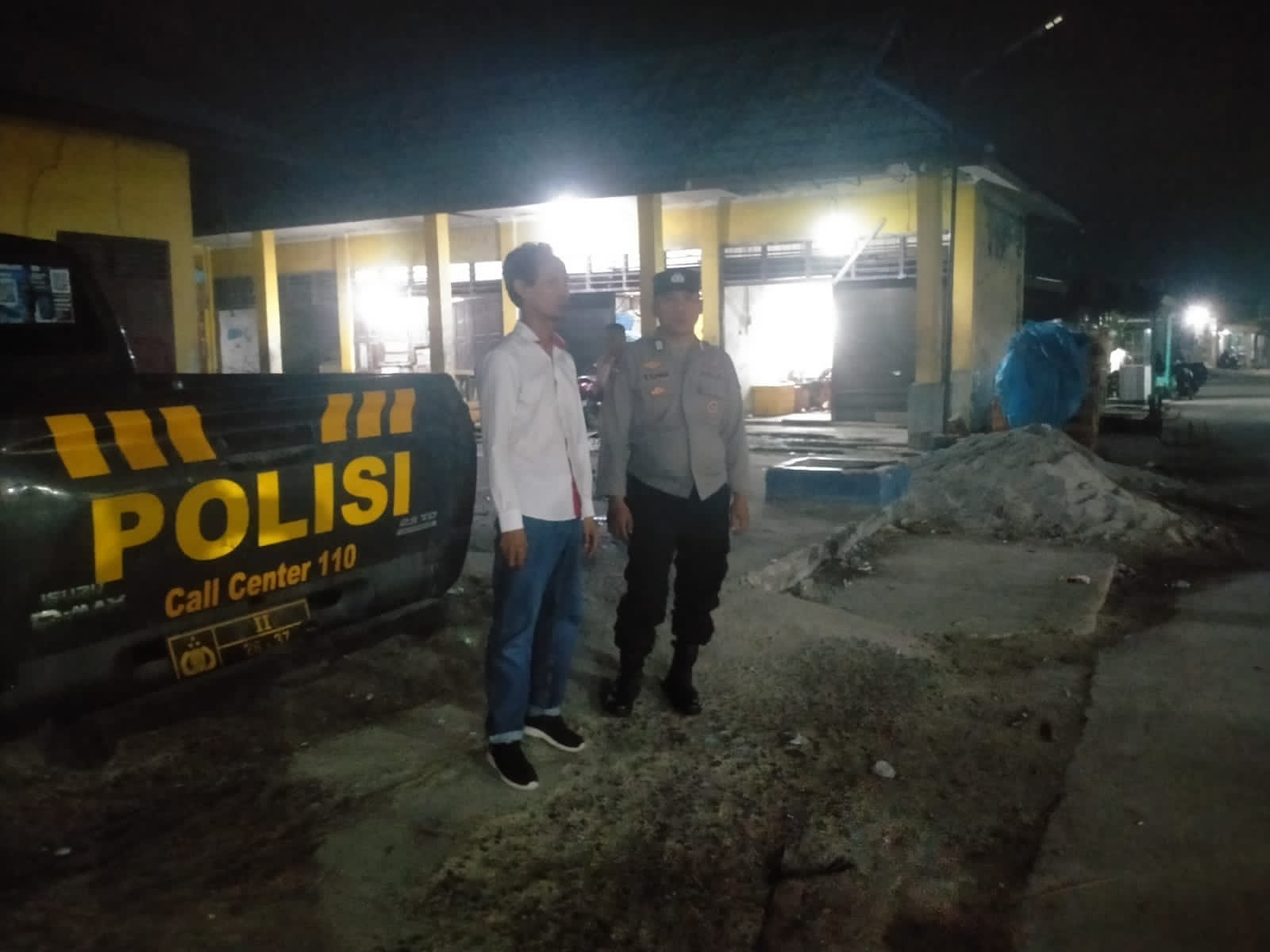 Polsek Talawi Patroli Titik Keramaian, Antisipasi Gangguan dan Larang Pungutan Liar