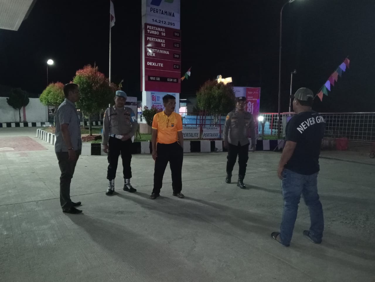 Kapolsek Medang Deras Pimpin Langsung Patroli KRYD, Libatkan Tokoh Masyarakat Jaga Keamanan