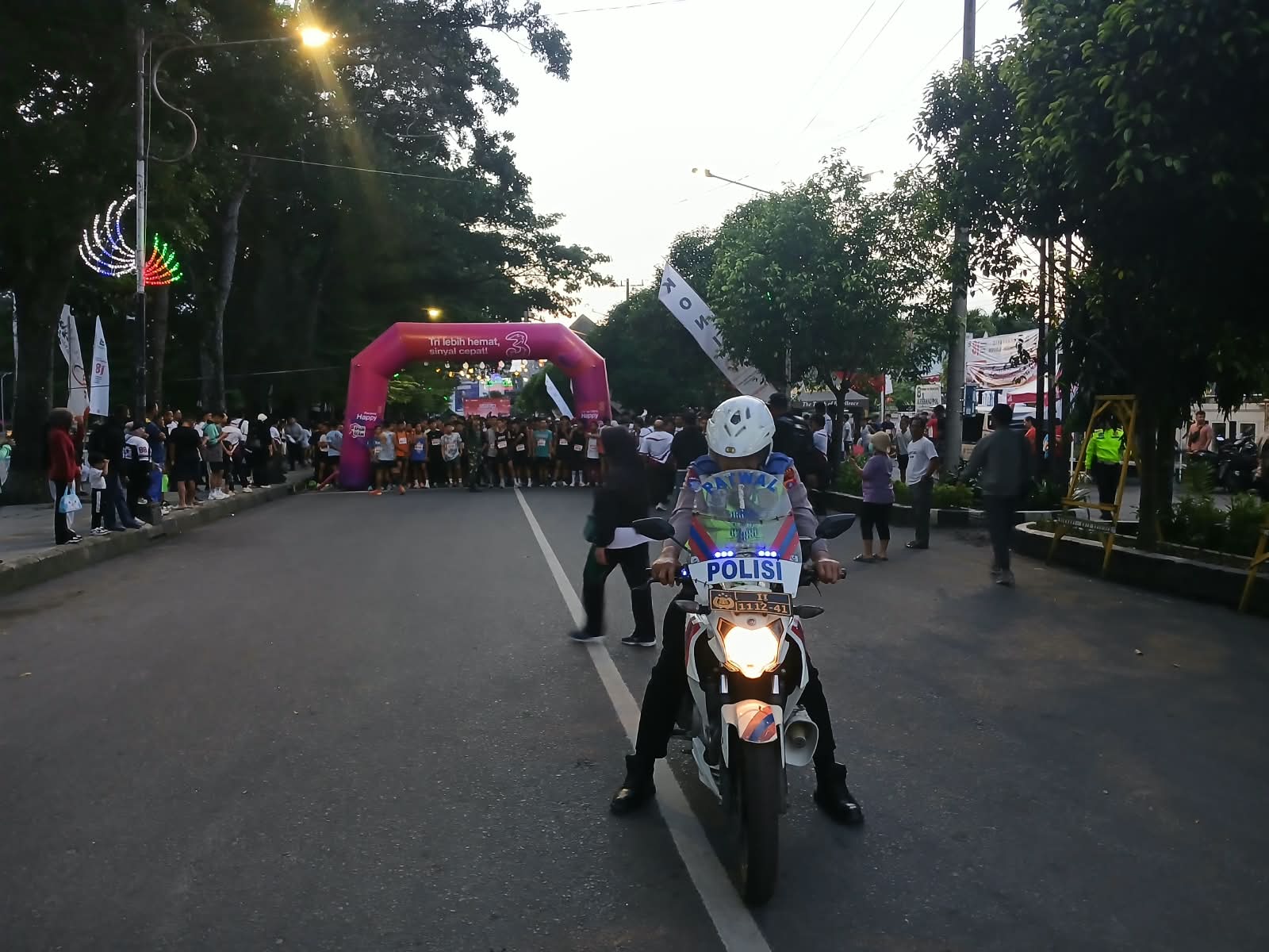 Sat Lantas Polres Pematangsiantar Amankan Car Free Day Dan Fun Run Dalam Rangka HUT RI Ke-81