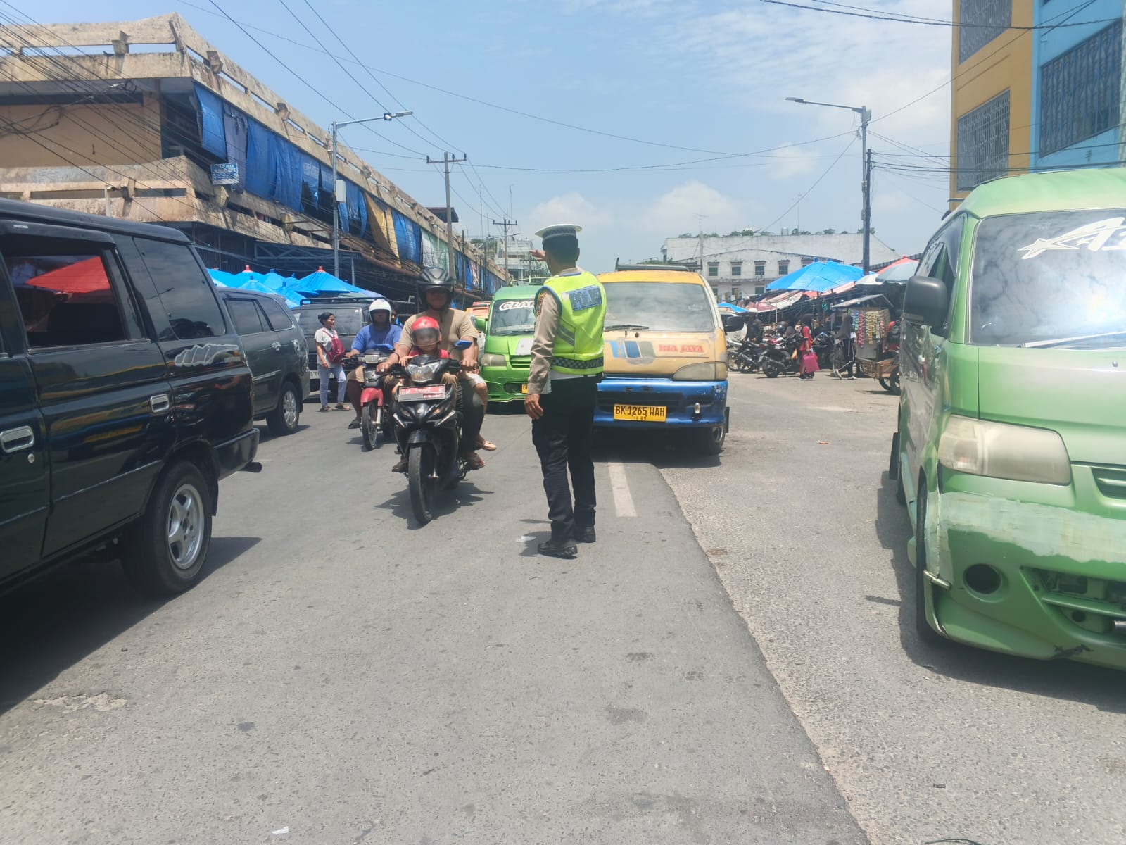 Sat Lantas Pematangsiantar Atur Arus Siang di Jalan Merdeka–Imam Bonjol, Kegiatan Berjalan Aman & Lancar