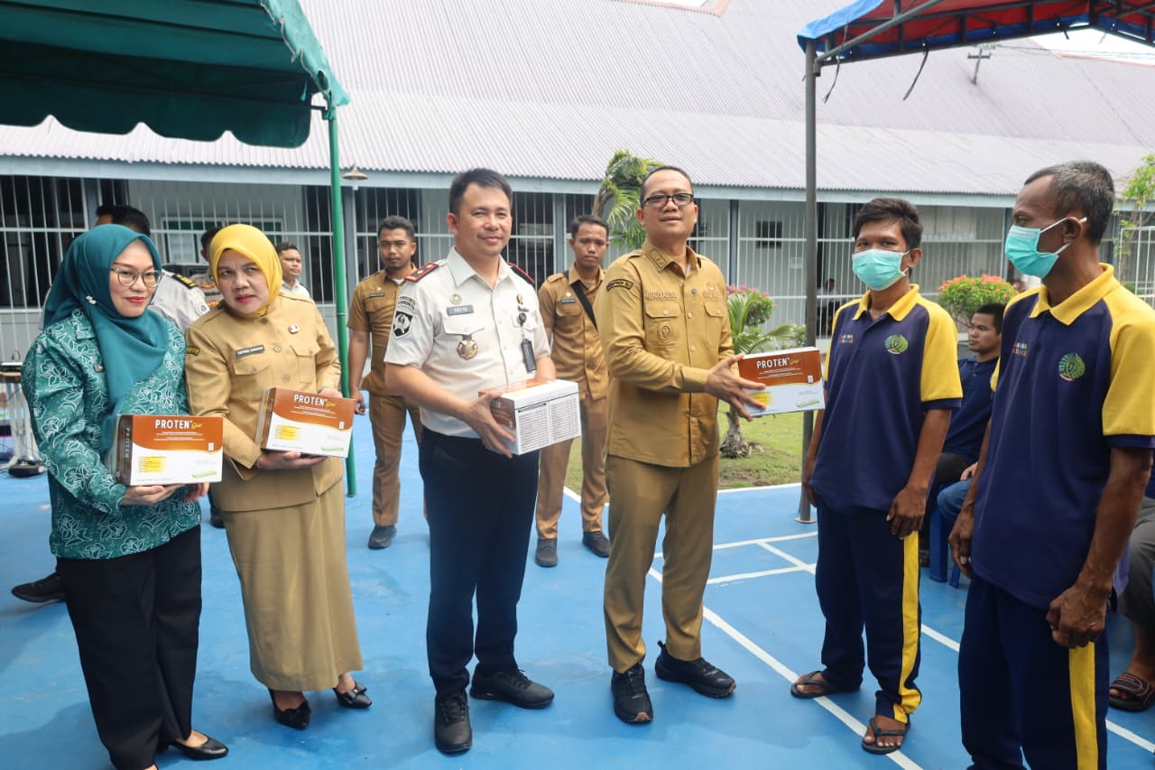 Wujud Nyata Kepedulian terhadap Kesehatan Warga Binaan, Pemko Tanjungbalai Bersama Lapas Kelas IIB Laksanakan Deteksi Dini Kasus TB dan CKG