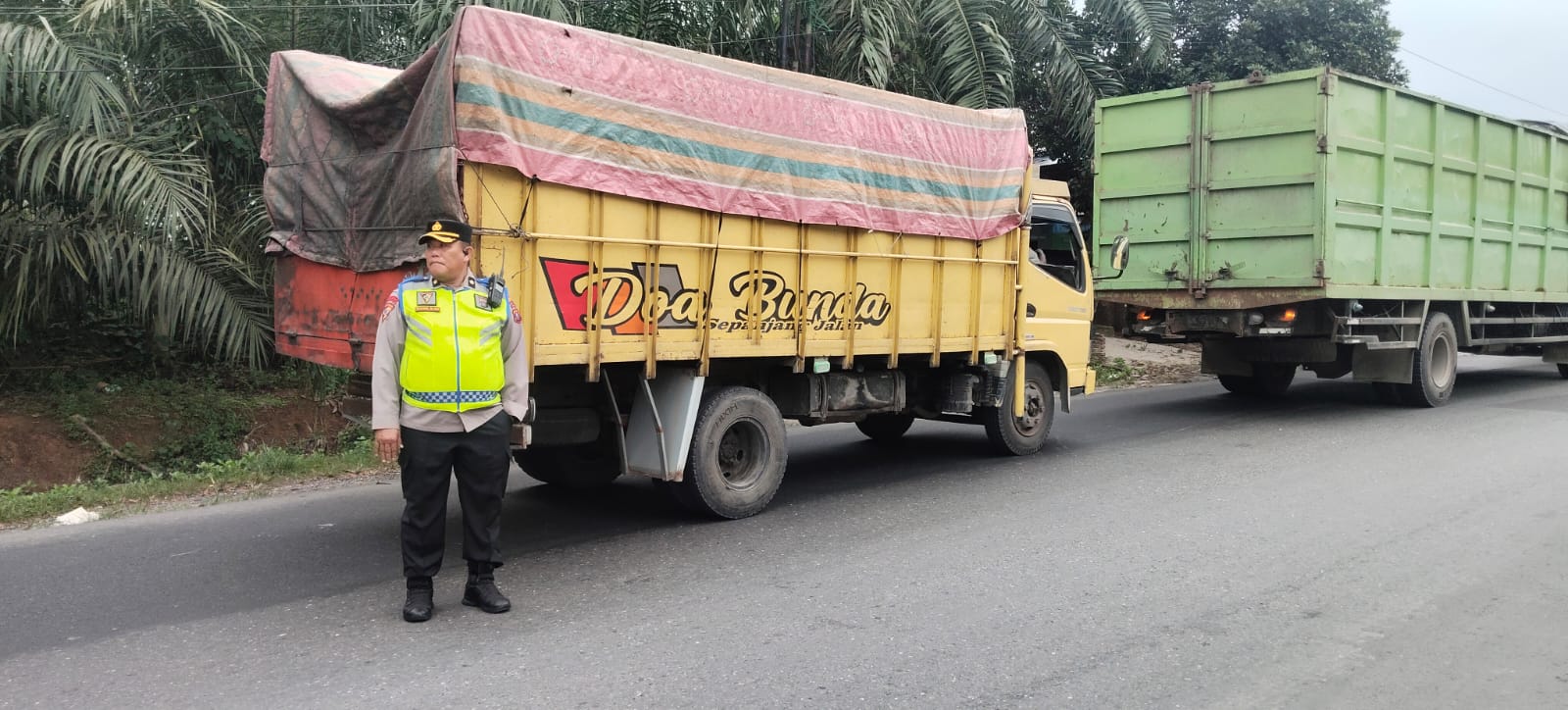 Polres Batu Bara Gelar Strong Point Pagi, Pastikan Arus Lalu Lintas Aman dan Lancar