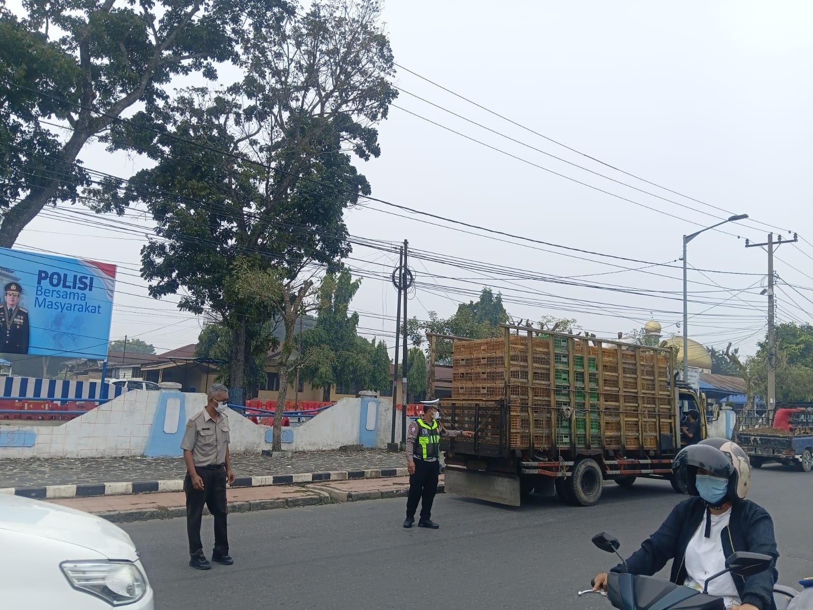 Razia Gabungan PKB di Pematangsiantar, Puluhan Kendaraan Diteliti