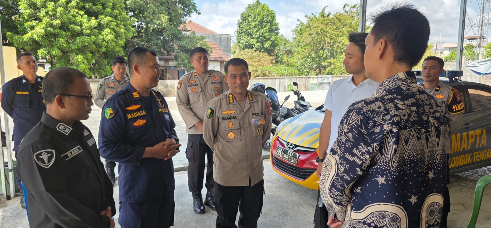 Bid Dokkes Polda NTB Dampingi Atase Policy Agency Jepang Ambil Sample DNA Keluarga Korban Tsunami Jepang 2011