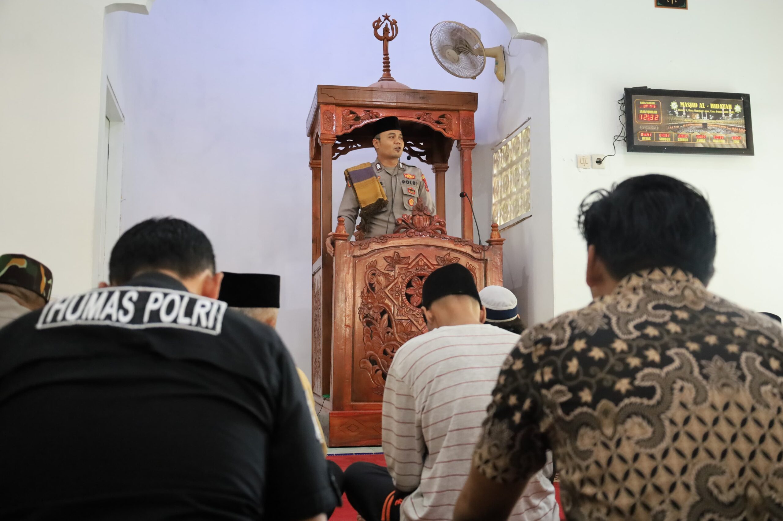 Polres Batu Bara Gelar Sholat Jumat Keliling, Pererat Silaturahmi dan Sampaikan Pesan Kamtibmas